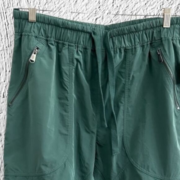 FREE PEOPLE Movement Pants Stadium Active Sports Streetwear Vintage Green Size S - Picture 6 of 13